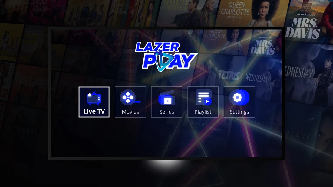 App Lazer Play: Live TV, filmes, séries e busca
